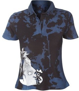 bluzka polo barwiona BLUE MIX - SPIDER