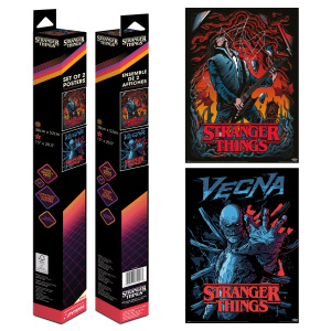 plakat STRANGER THINGS (zestaw 2 sztuk)