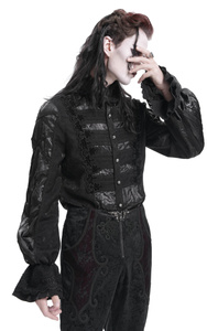 koszula męska DEVIL FASHION - BLACK GOTHIC