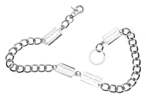 łańcuch do kluczy / portfela ŻYLETKA