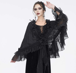peleryna DEVIL FASHION - GOTHIC