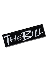 naszywka THE BILL - LOGO biały napis