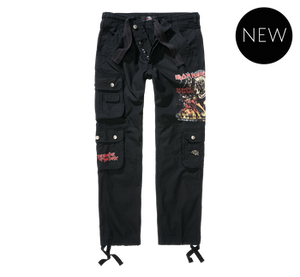 spodnie bojówki IRON MAIDEN PURE SLIM TROUSERS black