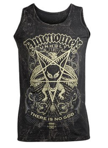 koszulka na ramiączkach AMENOMEN - UNHOLY (OMEN149KR ALLPRINT BROWN)