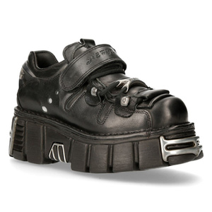 buty NEW ROCK Itali y Nomada Negro Tower Negro Acero [M.131-S1]