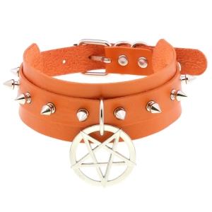 obroża PENTAGRAM (orange)