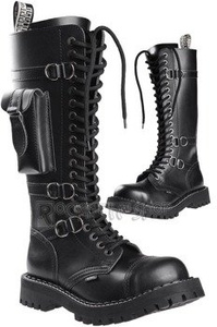 glany STEEL - BLACK (20-dziurkowe) POCKET