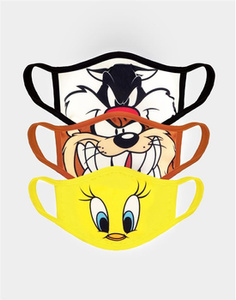 maska ochronna LOONEY TUNES, zestaw 3 szt