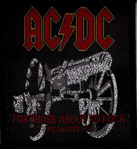 naszywka AC/DC - FOR THOSE ABOUT TO ROCK