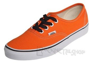 trampki damskie VANS - AUTHENTIC PERSIMMON ORANGE TRUE WHITE