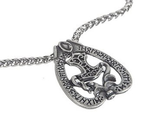 wisior + łańcuch MŁOT THORA