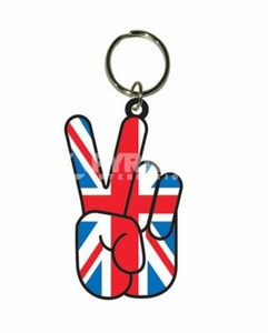 brelok gumowy UNION JACK PEACE