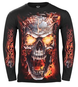 longsleeve SKULL BLAST