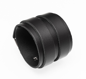 pieszczocha GŁADKA - DWA PASKI skóra naturalna