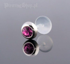 kolczyk do chrząstki TRAGUS LABRET JET RO