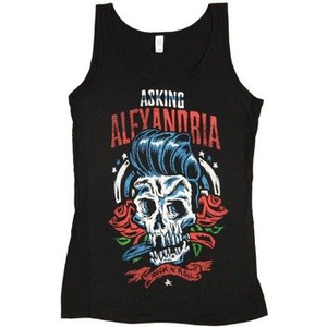 bluzka damska ASKING ALEXANDRIA - GREASE, bezrękawnik