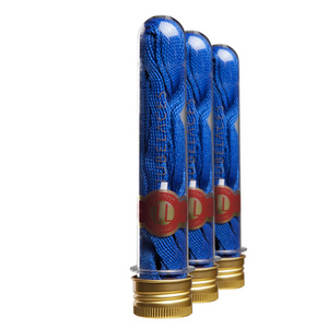 sznurowadła TUBELACES - GOLD HOOK UP SPORT BLUE (130 cm)