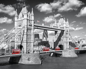 plakat LONDON - TOWER BRIDGE