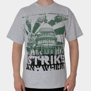 koszulka STRIKE ANYWHERE - LOWER THE FLAGS (SPORTS GRAY)