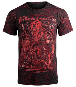 koszulka AMENOMEN - WHEN YOU ARE PRECIOUS... (OMEN021KM ALLPRINT RED)