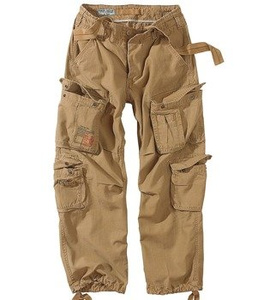 spodnie bojówki AIRBORNE VINTAGE TROUSERS BEIGE