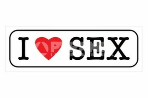 plakat I LOVE SEX