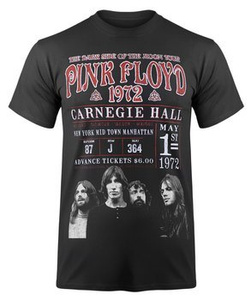 koszulka PINK FLOYD - CARNEGIE '72 ekologiczna
