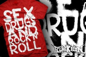koszulka BLACK ICON - SEX, DRUGS (MICON102 RED)