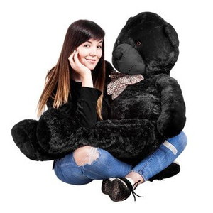 maskotka pluszowy MIŚ CZARNY, 130 cm