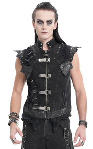 kamizelka DEVIL FASHION - GOTHIC PUNK SPIKED ARMOR