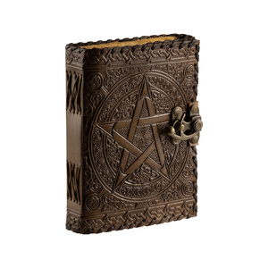 notes/zeszyt w skórzanej oprawie PENTAGRAM