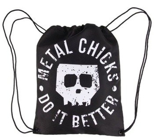 worek / plecak  METAL CHICKS DO IT BETTER - SKULL
