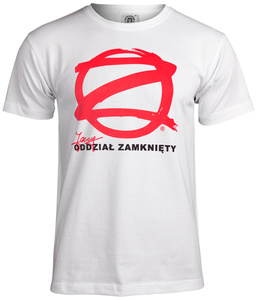 koszulka JARY ODDZIAŁ ZAMKNIĘTY - ODDZIAŁ JUŻ ZAMKNIĘTY JEST  biała