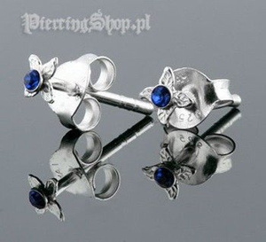 kolczyki do uszu KWIATEK NIEB