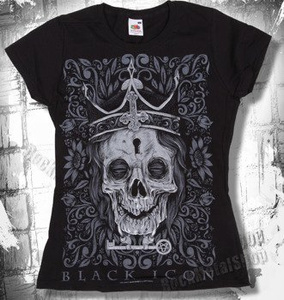 bluzka damska BLACK ICON - KING (DICON093 BLACK)