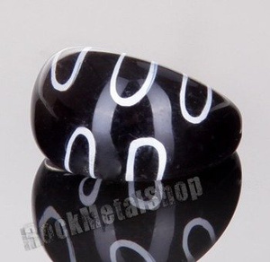 pierścień WZOREK czarny