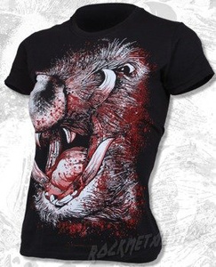 bluzka damska BLACK ICON - PIG (DICON007 BLACK)