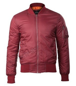 kurtka flyers BASIC BOMBER JACKET bordeaux