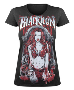 bluzka damska BLACK ICON - DEMON (DICON118 BLACK)
