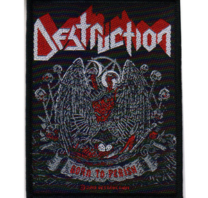 naszywka DESTRUCTION - BORN TO PERISH