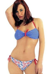 komplet kąpielowy ABBEY DAWN - STOP AND STARE (MULTI)