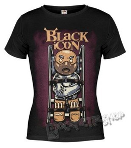 bluzka damska BLACK ICON - HANNIBAL COOKIES (DICON135 BLACK)