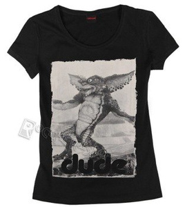 bluzka damska GREMLINS - DUDE czarna