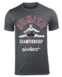 koszulka BLOODSPORT - KUMITE CHAMPIONSHIP ciemnoszary melanż