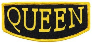 naszywka QUEEN - LOGO YELLOW