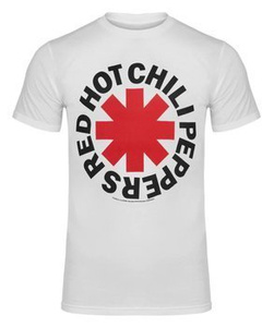 koszulka RED HOT CHILI PEPPERS - ASTERISK LOGO white