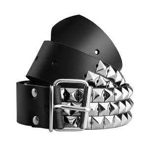 pasek 3-rzędowy z ćwiekami PYRAMID