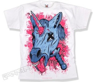 koszulka dla dzieci BLACK ICON - UNICORPSE biała (JICON105)