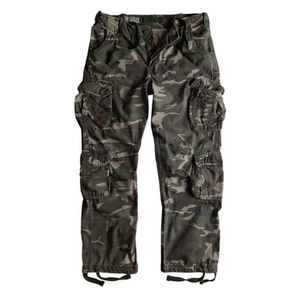 spodnie bojówki AIRBORNE VINTAGE FATIGUES WOODLAND