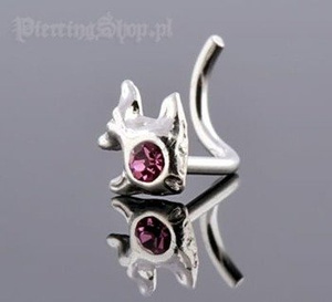 KOLCZYK DO NOSA RYBKA Z OCZKIEM